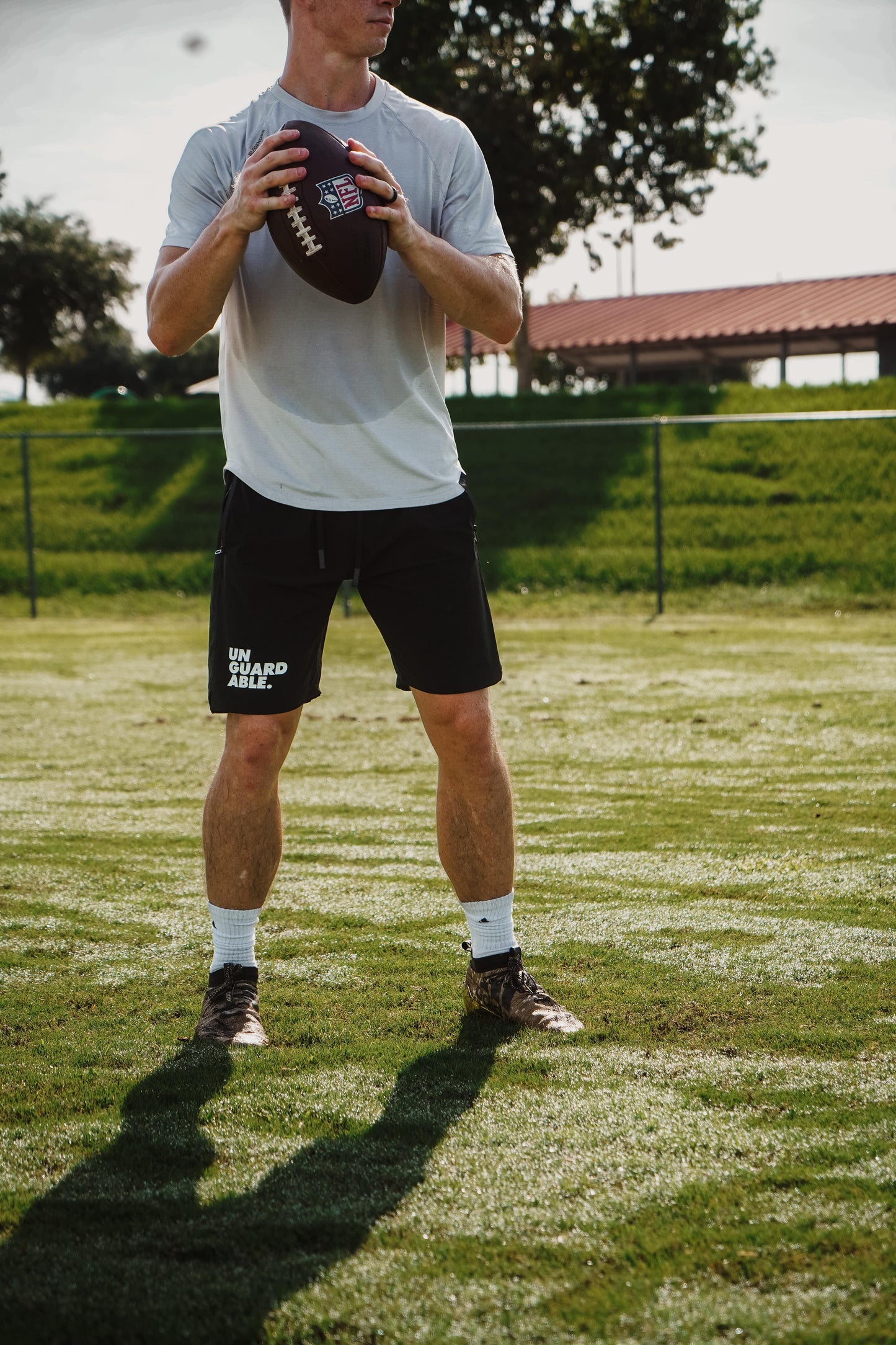 UNGUARDABLE Performance Shorts (Stacked Logo)